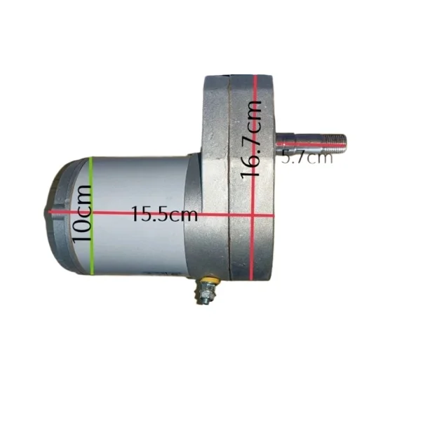 12V 24V 600W 60RPM 400kg High-power Multi-purpose DC Motor for Dual Fertilizer Box DC Permanent Magnet Motor 428 530