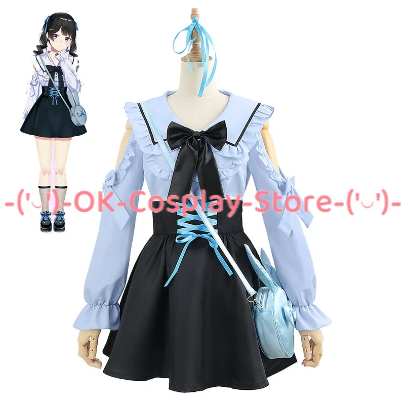 

Vtuber Tsukino Mito Cosplay Costumes YouTuber Cute Suit Top Skirts Bag JK School Uniforms Halloween Outfits Custom Made