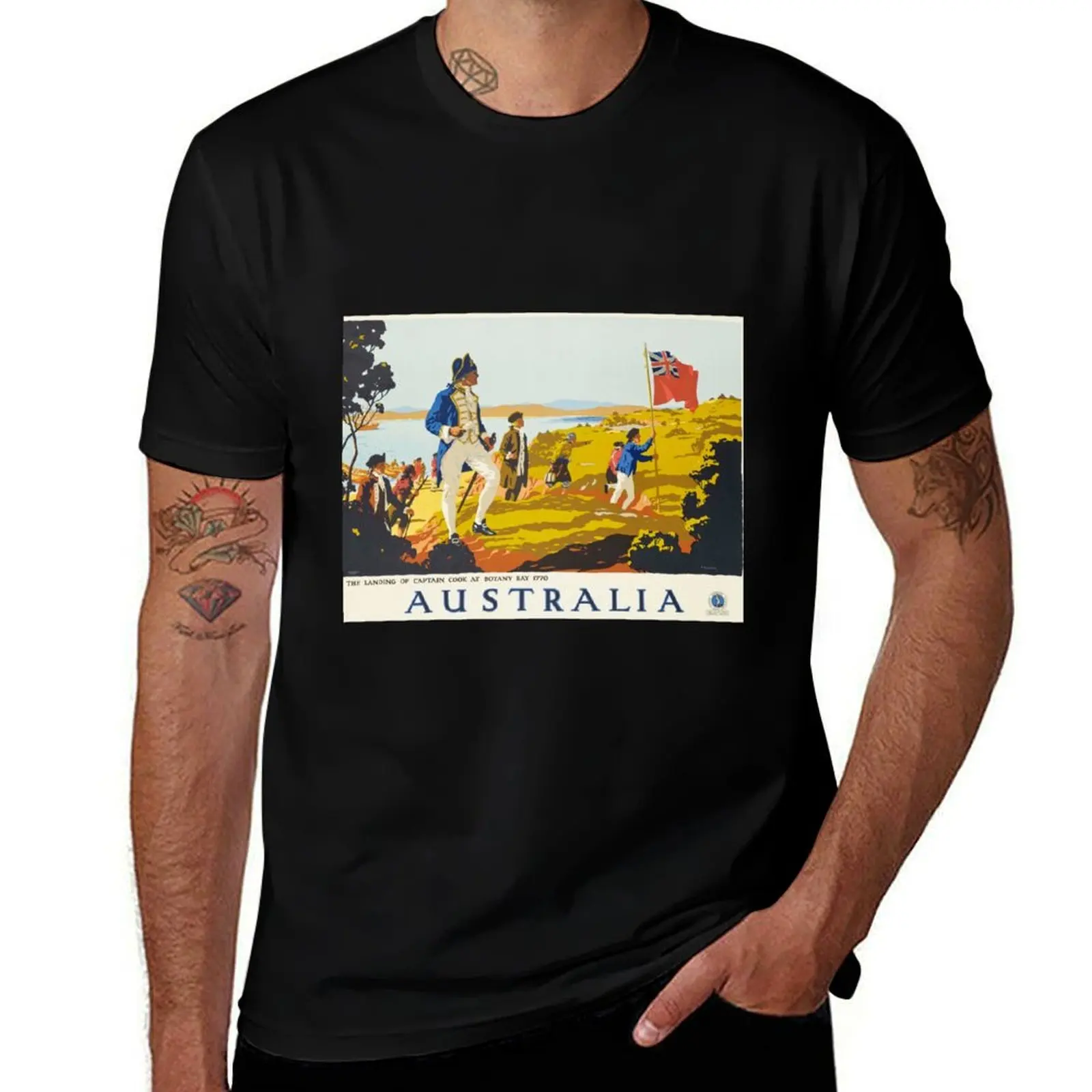 Botany Bay, Australia - Percy Trompf - 1930 T-Shirt Plus Size Lightweight Tee Shirt T-Shirt