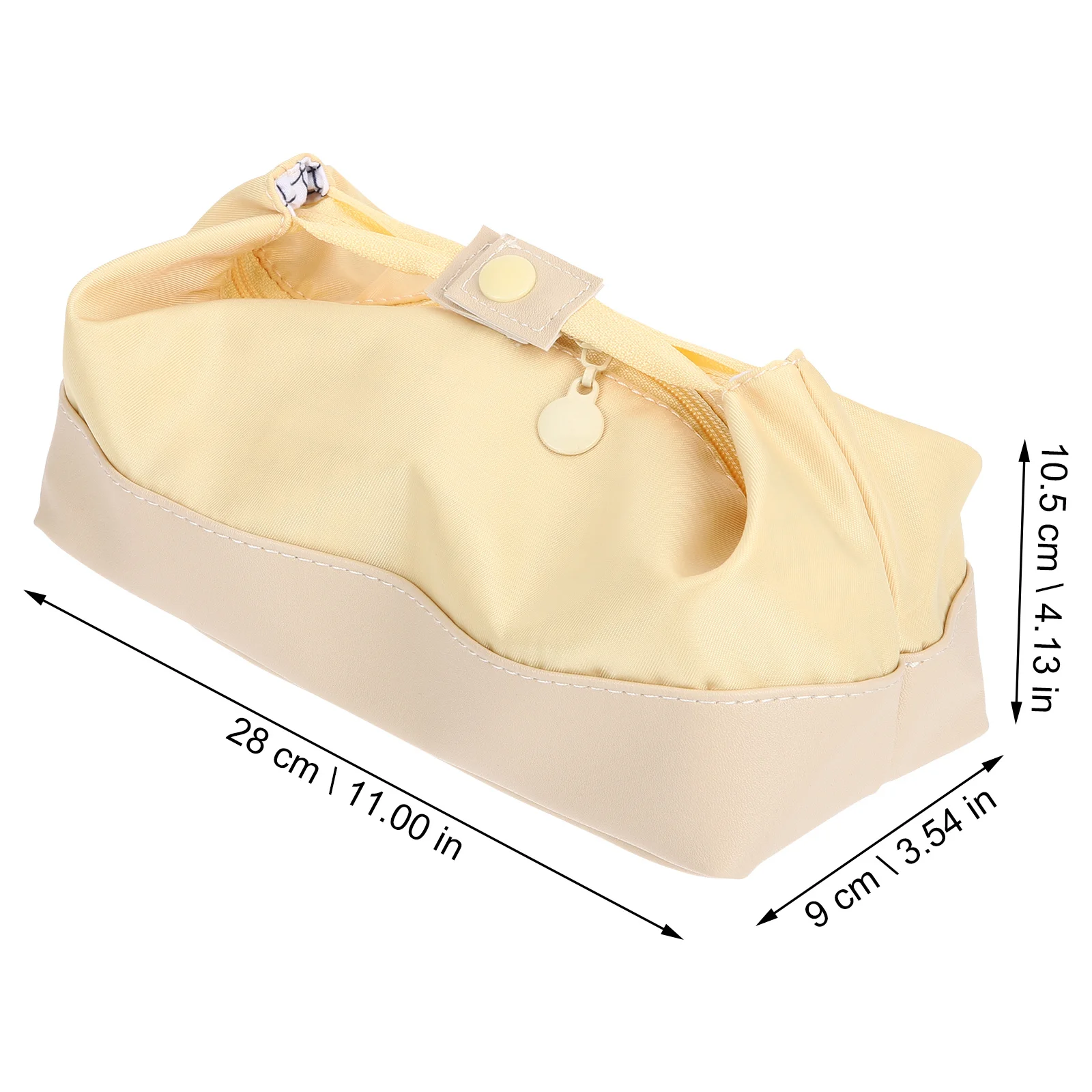 

Bag Large Capacity Stationery Organizer Portable Polyester Pouch For Girls Women School Supplies Kawaii Pencil Case Stand Up