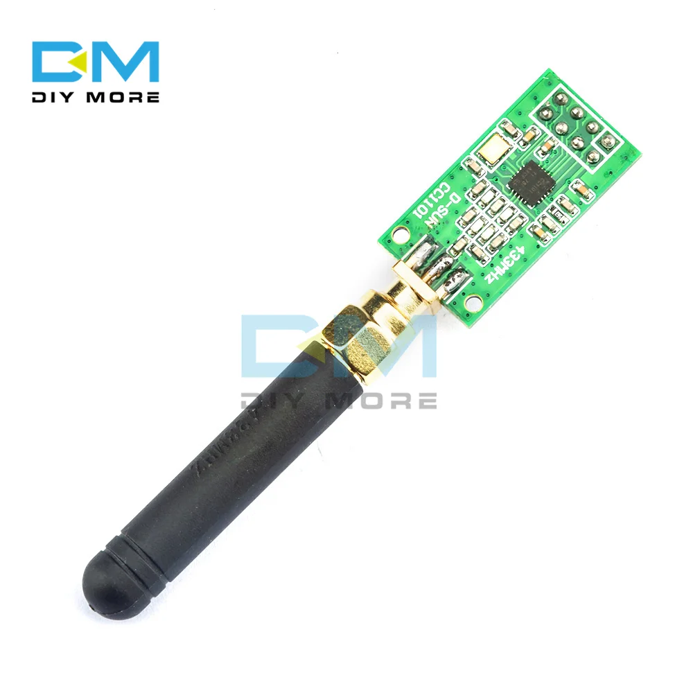 CC1101 Wireless RF Transceiver Board 315MHZ 433MHZ 868MHZ 915MHZ SMA Antenna Wireless Module 30mA GFSK MSK Modulation