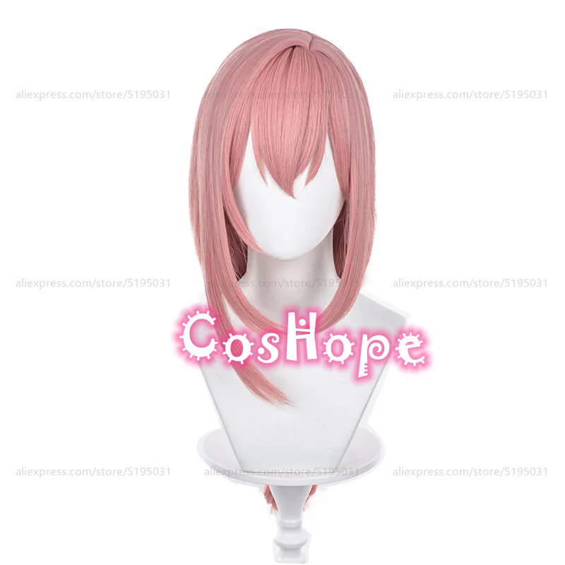 ZZZ Tsukishiro Yanagi Cosplay Wig 70cm Long Braided Pink Wig Cosplay Anime Cosplay Wigs Heat Resistant Synthetic Wigs Halloween