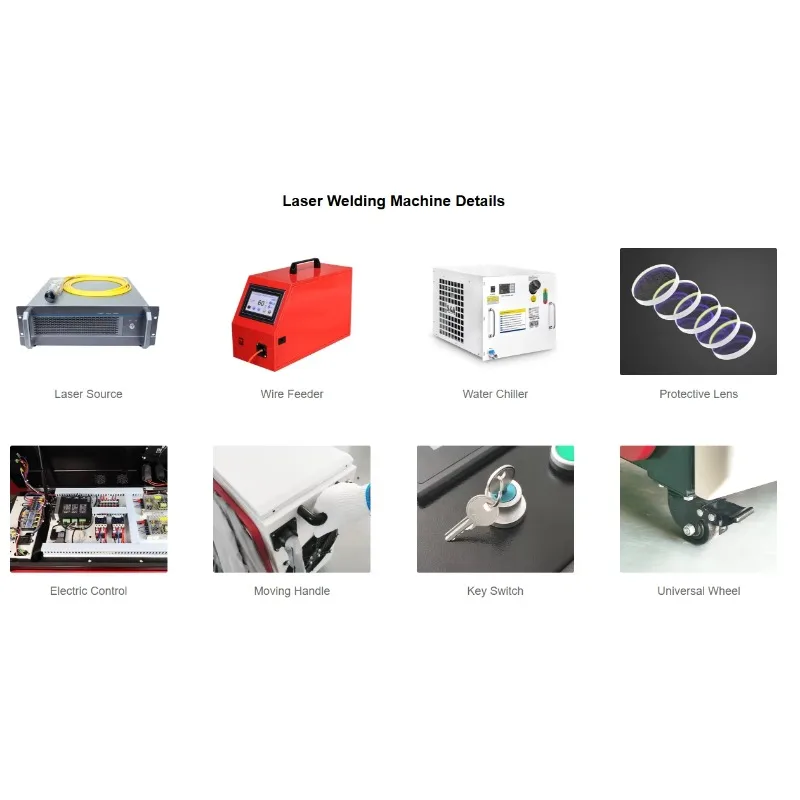 Factory Handheld 3-in-1 Laser Weld Machine Laser Cutting and Welding Machine for Metal