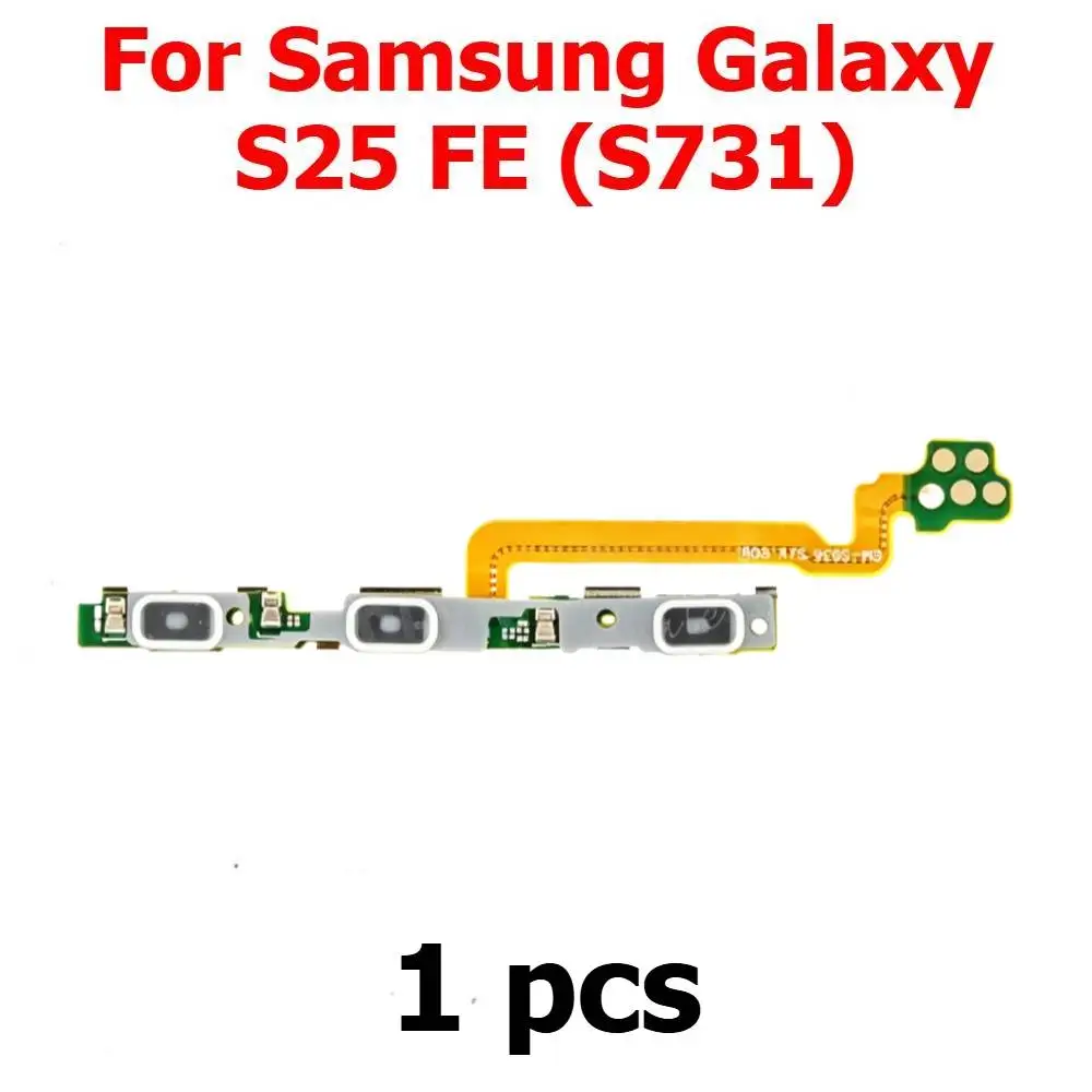 Power On Off Volume Flex Cable For Samsung Galaxy S25 FE S25FE S731 Switch Side Button Mute Key Mobile Phone Parts