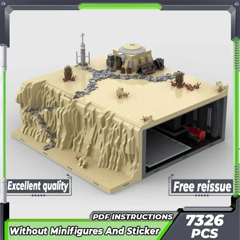 

Модель звездных фильмов Moc, строительные кирпичи, военные секретные базовые технологии, модульные блоки, подарки, рождественские игрушки, наборы «сделай сам», сборка