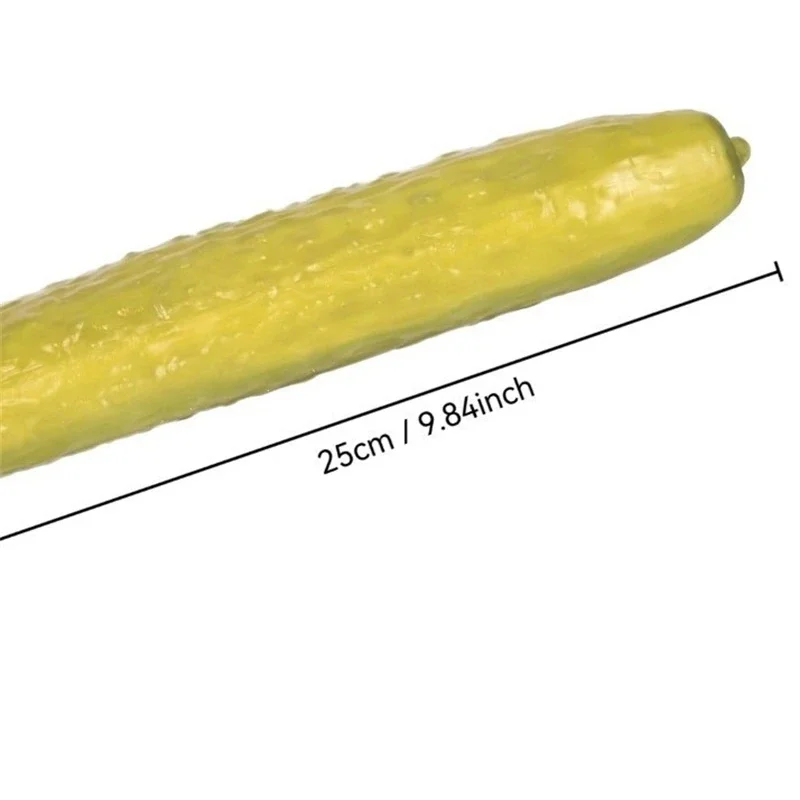 Realistic Pickle Stress Relief Squishy Toy Prop For Kids Adults Funny Party Centerpiece Table Decor Office Desk Birthday Gift