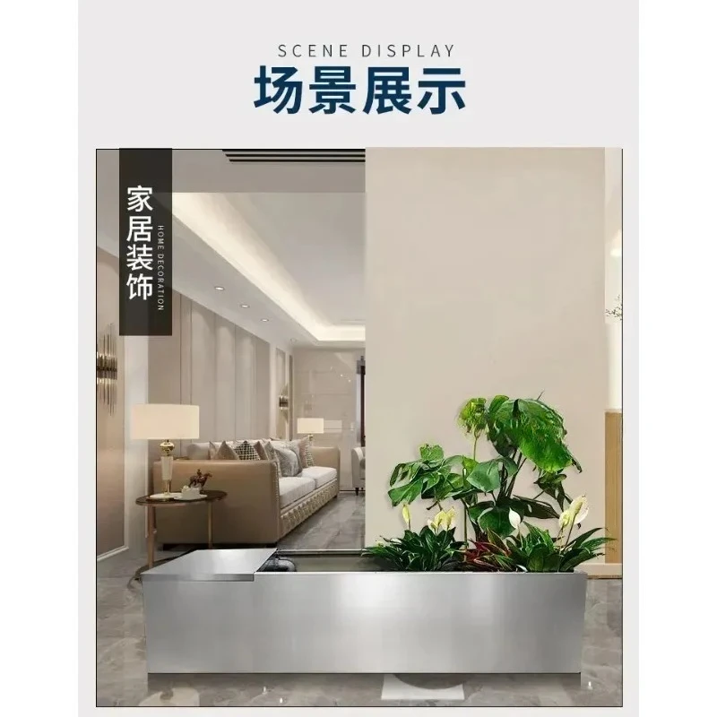 

Garden fish pond with filter integrated aquarium balcony ornamental fish pond