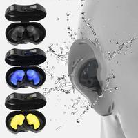 Swimming Earplugs Reusable Silicone Waterproof Ear Plugs Diving Sport Plugs For Water Surf Showering Bathing Accessories Kit #W0