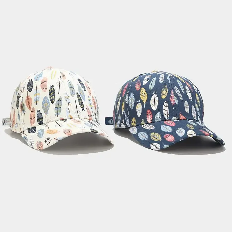 2025 أربعة مواسم القطن طباعة Casquette قبعة بيسبول قابل للتعديل في الهواء الطلق قبعات ترد لمكانها للرجال والنساء 172 #1