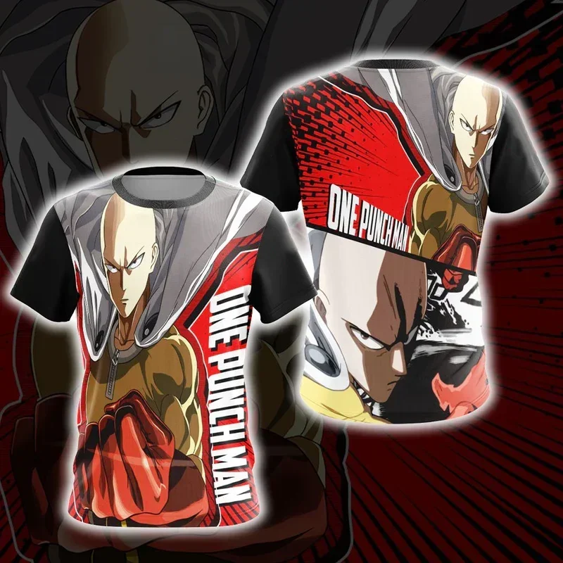 Anime One Punch Man 3D Printed T-Shirts Men Women Fashion Streetwear Oversized Short Sleeve T Shirt Kids Tees Tops Man Clothing