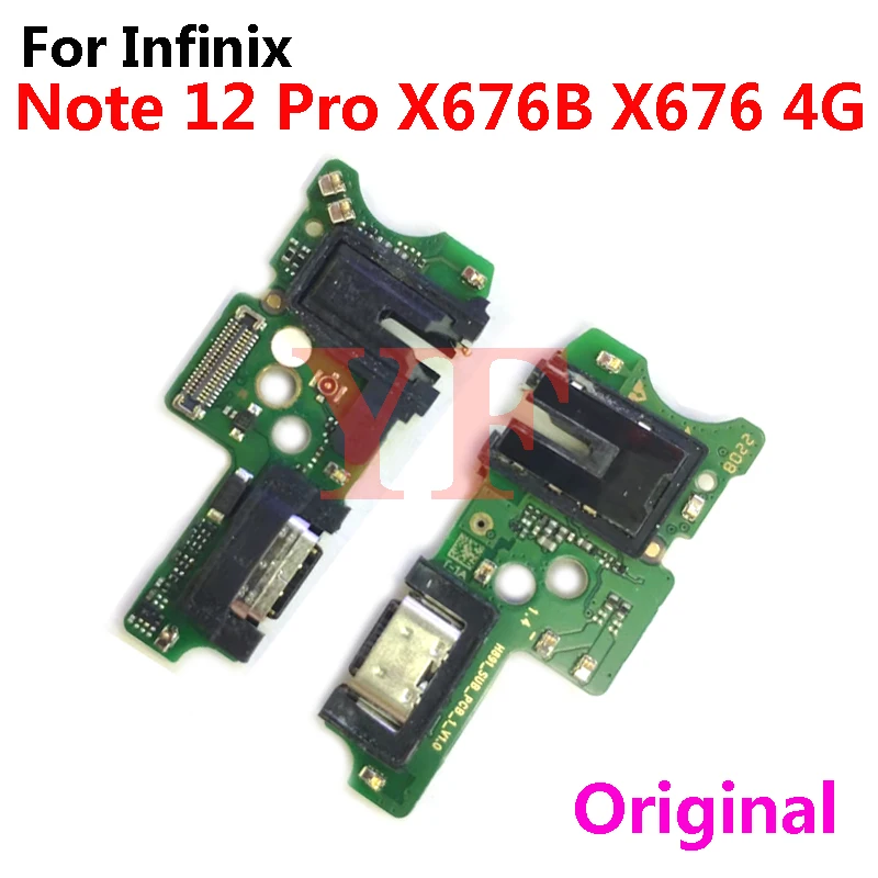 For Infinix Note 12 Pro X676B X676 2023 X676C 4G 2022 X663C G96 X670 USB Charging Dock Port Flex Cable Repair Parts