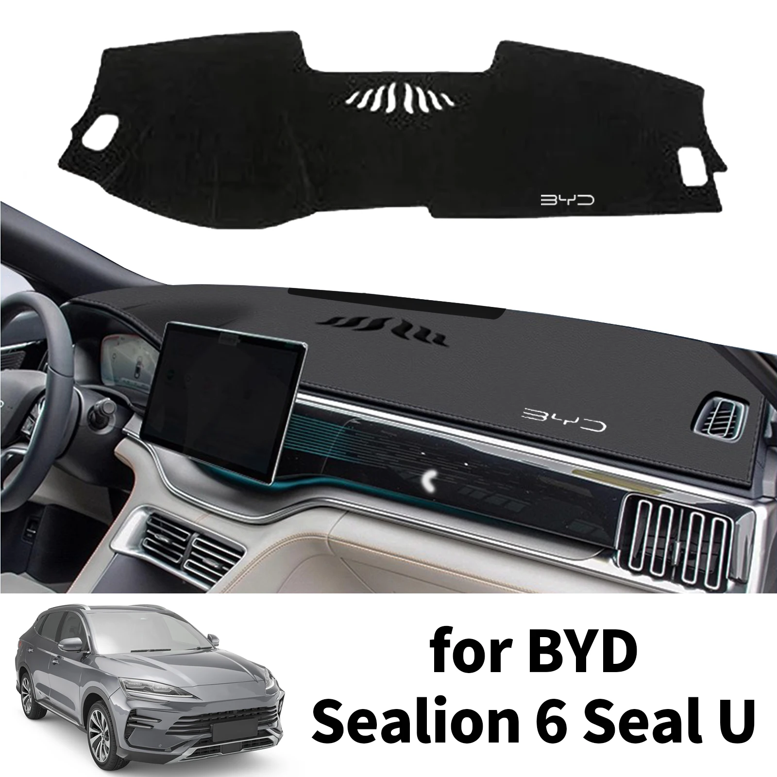 

Dash Mat DashMat for BYD Sealion 6 Seal U Sunshade Protective Carpet Non-Slip Accessories Car Dashmat Dashboard Cover Pad