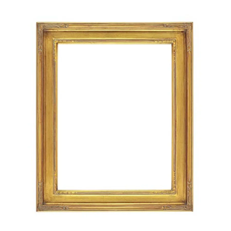 

Рама для картин Museum Collection Nouveau, золотая, ручная отделка, из натурального дерева, 1 шт., закрытые углы, открытая задняя панель, без паспарту