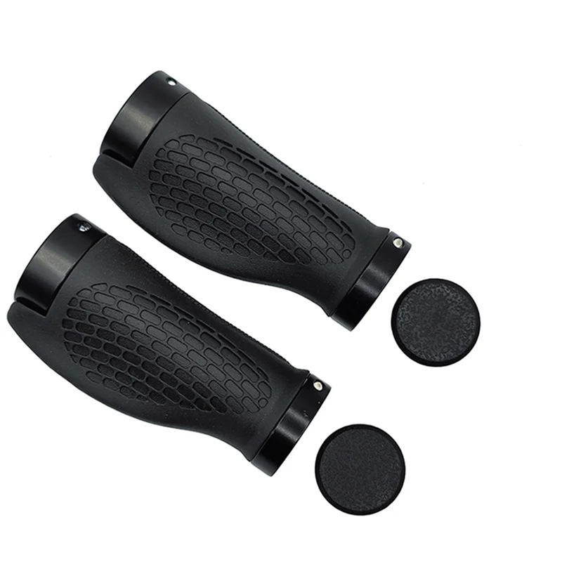 1 Paar Fahrradgriffe MTB Fahrradlenkergriffe Gummi Rutschfeste Beidseitige Verriegelung Radfahren BMX Lenkergriffe Fahrradlenkergriffe – Detail 27