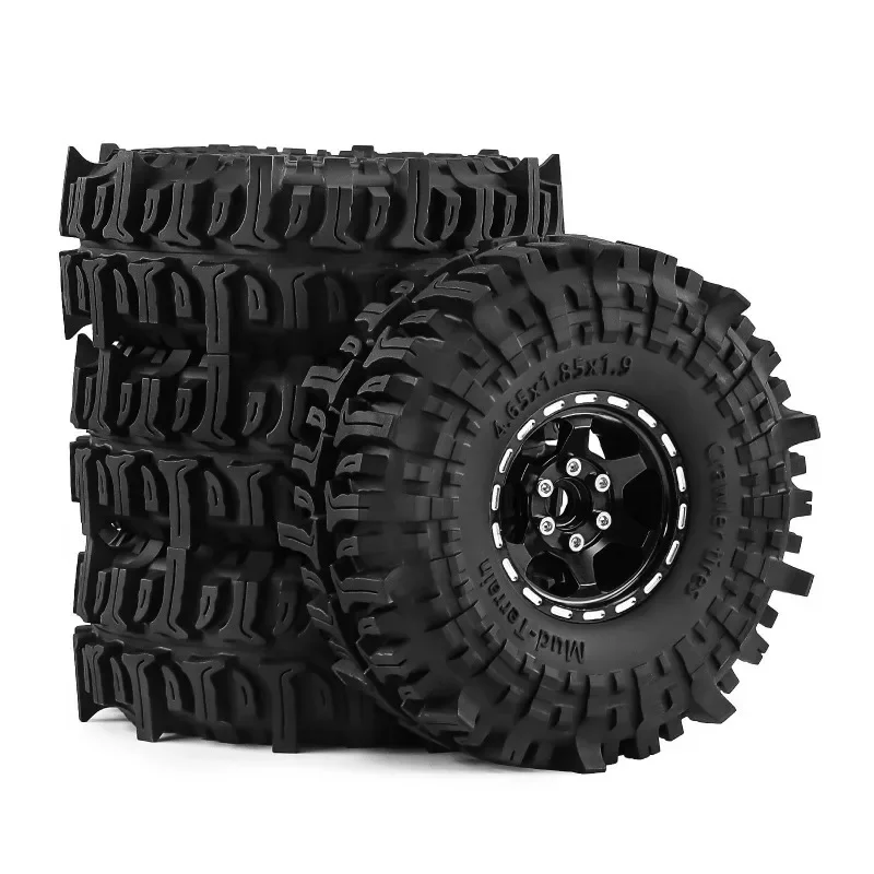 

Комплект колес и шин для радиоуправляемых краулеров 1.9 дюйма, шестигранник 12 мм, улучшенные, подходят для TRX4 SCX10 TRX6 Capra Enduro Gen8 Wraith Axial Trxs Redcat HSP