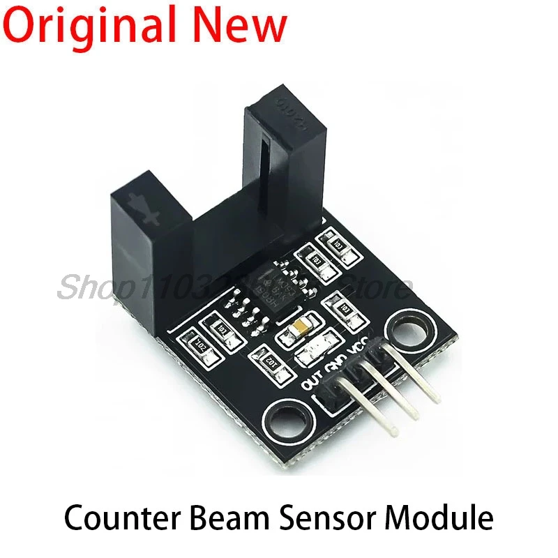 5PCS Photoelectric Beam Speed Sensor Module 3.3V-5V Slot-Type Optocoupler Tacho-Generator Counter For Arduino/51/AVR/PIC Diy Kit