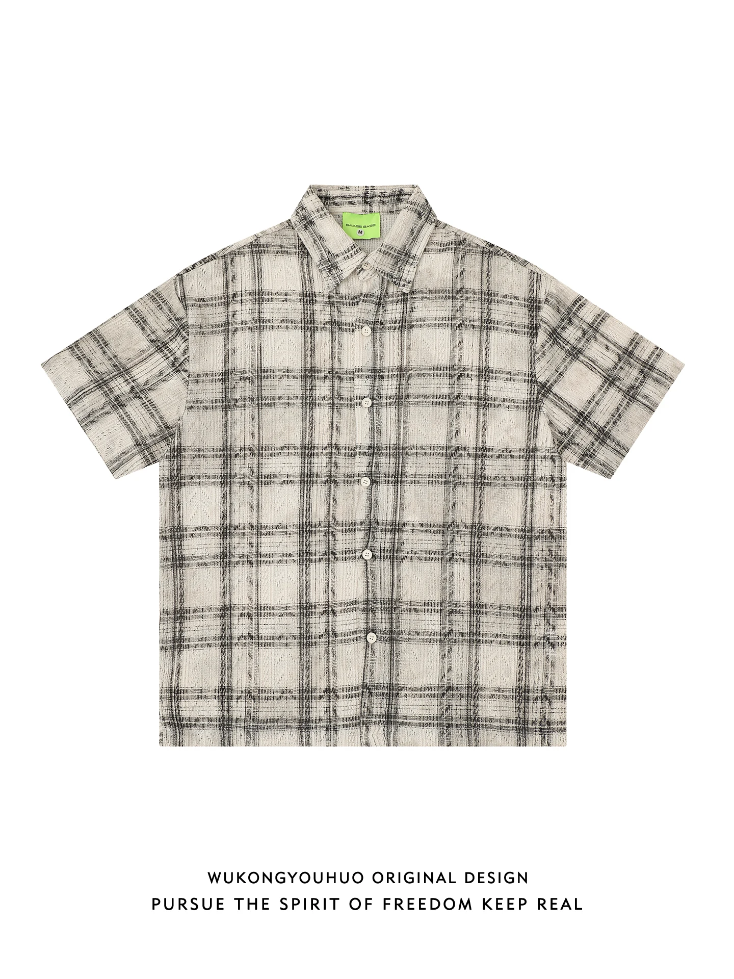 

Loose Men's ort Sve irt Summer Tie Dye Plaid Casual Wear ex f Sve irt Youth Faion Wearable for Couples