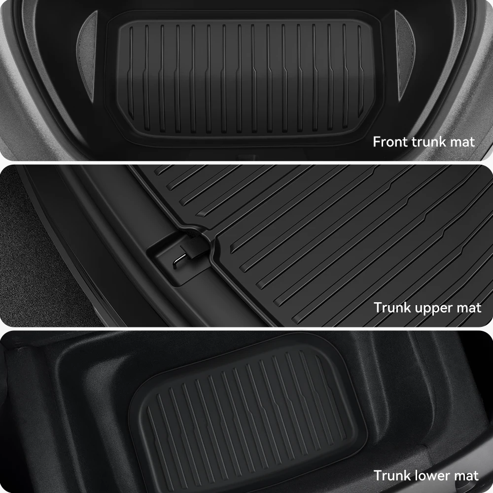 YZ For Tesla TPE Trunk mat Model 3 Y Highland 2021-2026 Car Four Seasons Waterproof Non-slip NEW TPE Special Car Accessories