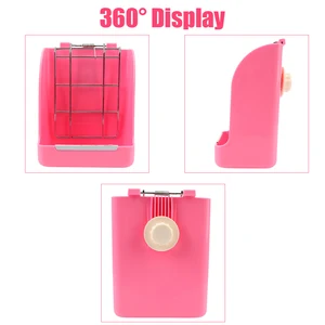 Rak Bingkai Rumput Kelinci Tipe Pegas Keranjang Makanan Kelinci Pengumpan Jerami Aksesori Mangkuk Makan Babi Guinea 10 mangkuk makanan kelinci penjualan terbaik - №