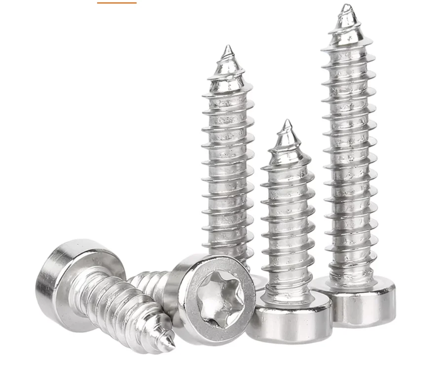 200PCS Stainless Steel Torx Thin Head Self Tapping Screw M2 M2.6 M3 M3.5 M4 M5 M6 M8