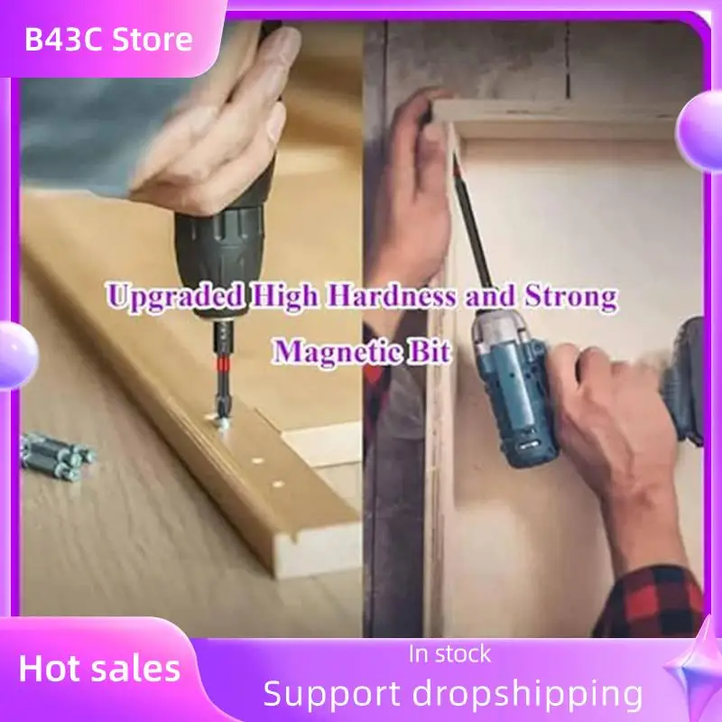 

Магнитные сверла B14C D1, противоскользящие и противоударные биты с крестообразными отвертками, набор магнитных отверток (10 комплектов)