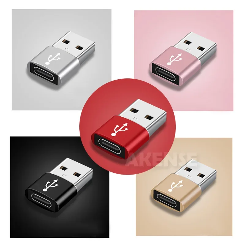 Adaptador tipo C macho a hembra, convertidor USB C para Xiaomi Nexus 5x6p Oneplus, 1000 unids/lote