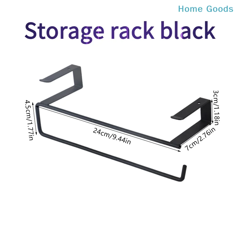 

preferredPaper Roll Holder Towel Rack Bathroom No Punching Storage Rack Kitchen Supplies Nail Free Storage Rackproduct