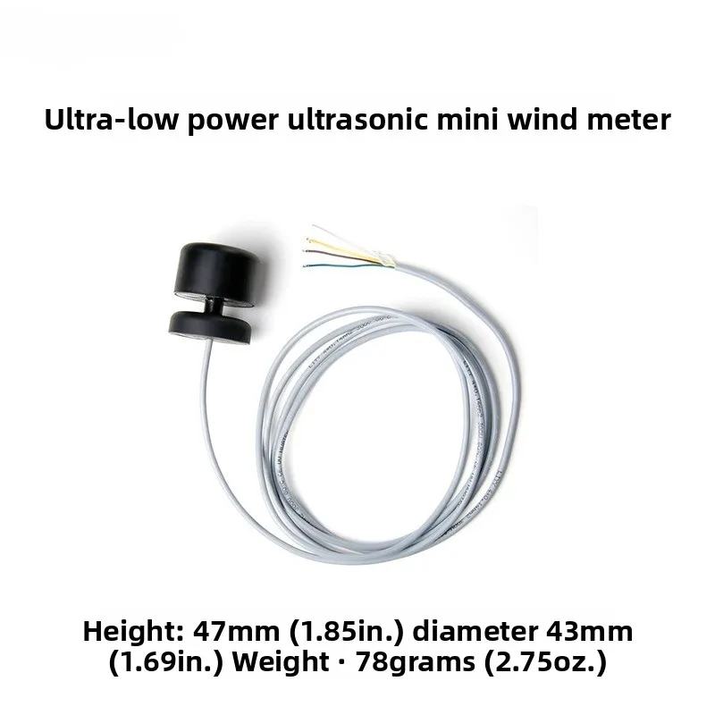 

Wind Speed Anemometer Compact Ultra-low Power Ultrasonic Mini Wind Meter Protection Grade IPX8 Rainproof