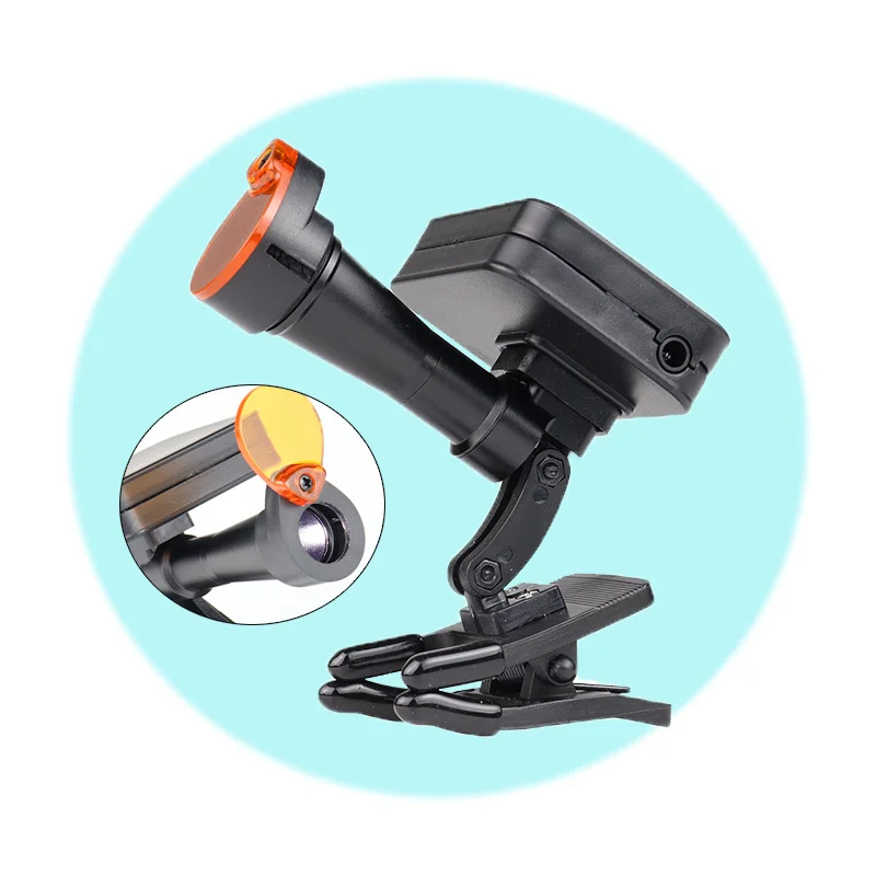 

5W Dental Wireless LED Headlight - Rechargeable Clip-On Design with Optical Filter for Loupes & Surgical Magnifier