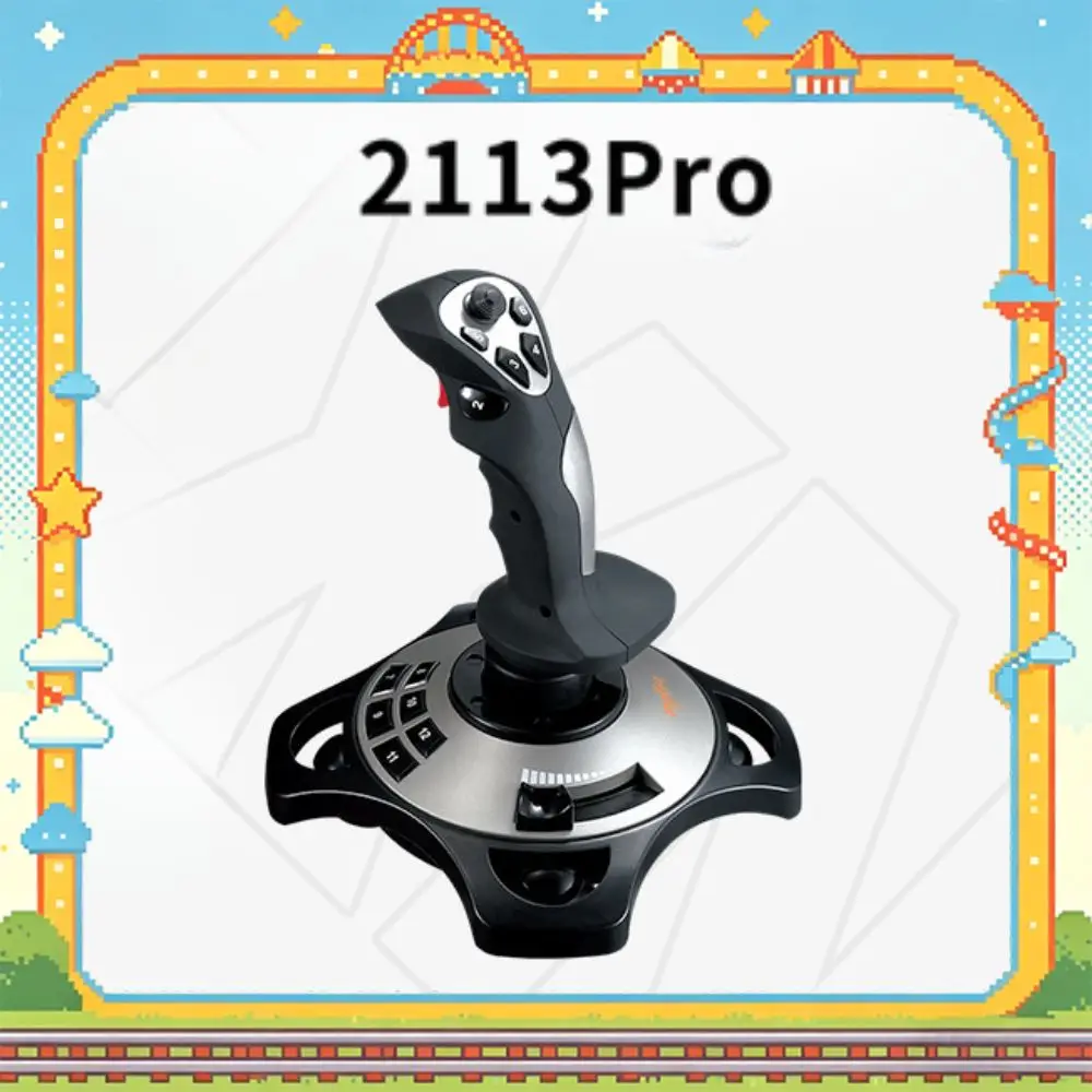 PXN-2113 Pro Joystick Flight Simulator Gamepad Controller PC Flight Simulation Cockpit Stick for PC/Desktop Game Accessories
