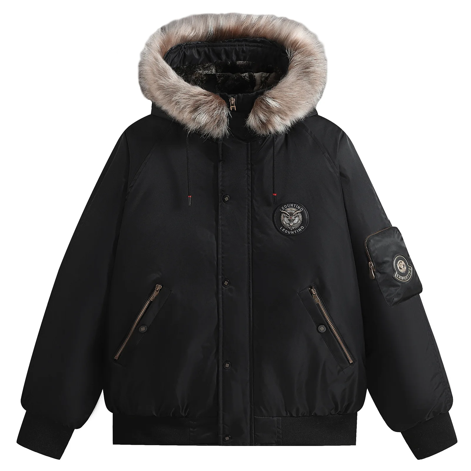 

2025 Winter Men Outdoor Windproof Fleece Warm Travel Jacket Men Hooded Casual Fashion Style Zipper Pocket Jacket Male Coat Tops