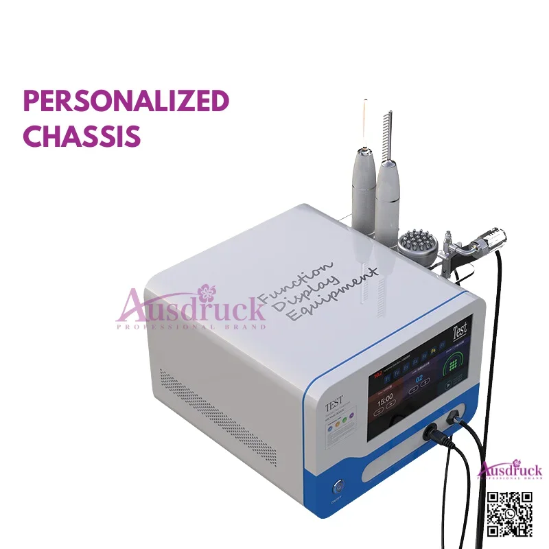 Instrumento de belleza para el cuidado del cuero cabelludo, peine de alta frecuencia, inyección de oxígeno, peine fotoeléctrico, masaje microeléctrico