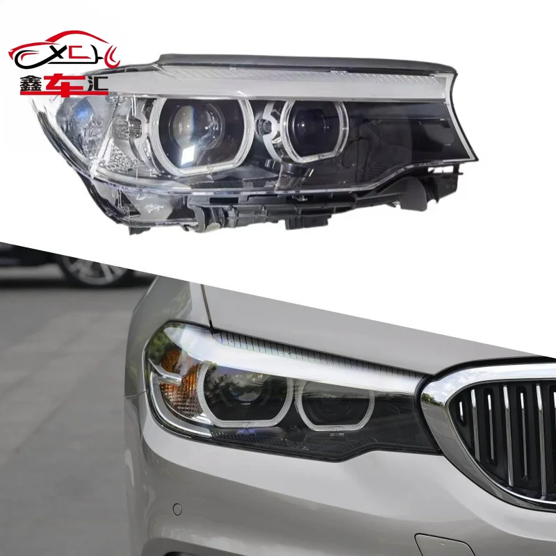 XCH Fit For BMW 5 Series G30 Headlight 2018-2020 BMW G30 Headlights 520 525 Headlight Xenon HID Headlight Assembly G31 Headlamp