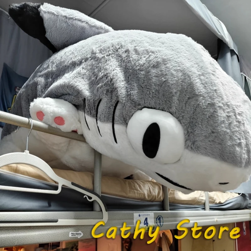 

150-200cm Plush Doll Sharkitty Anime Peripheral Plush Doll Creative Pillow Size Large Stuffed Kawaii Desktop Decor Birthday Gift
