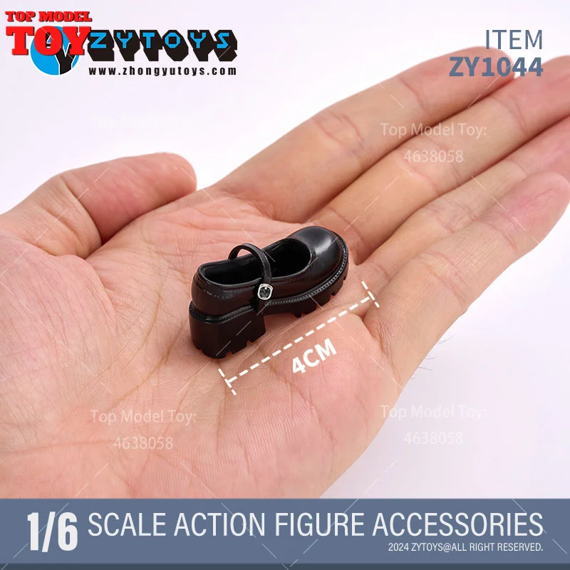 ZYTOYS ZY1044 ZY1039 1/6 School Meisje Zwart Lederen Schoenen JK Uniform Vrouwelijke Schoenen Model Fit 12 ''Soldaat Action Figure body Doll
