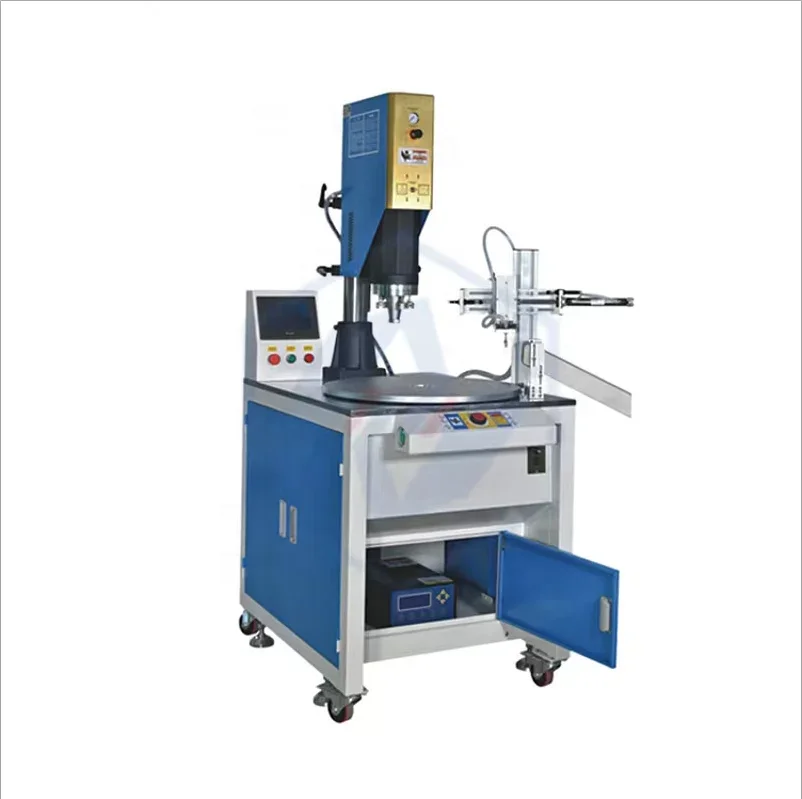 15K 4200W rotary table ultrasonic welding machine egg plastic welding