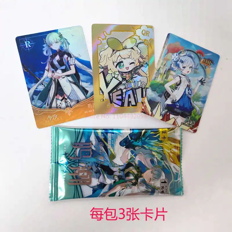 

Manka Original Wuthering Waves Series Коллекция карт Анимация Онлайн-игра Комиксы Персонажи Фотокарта Подарочная коробка Коллекционная карта