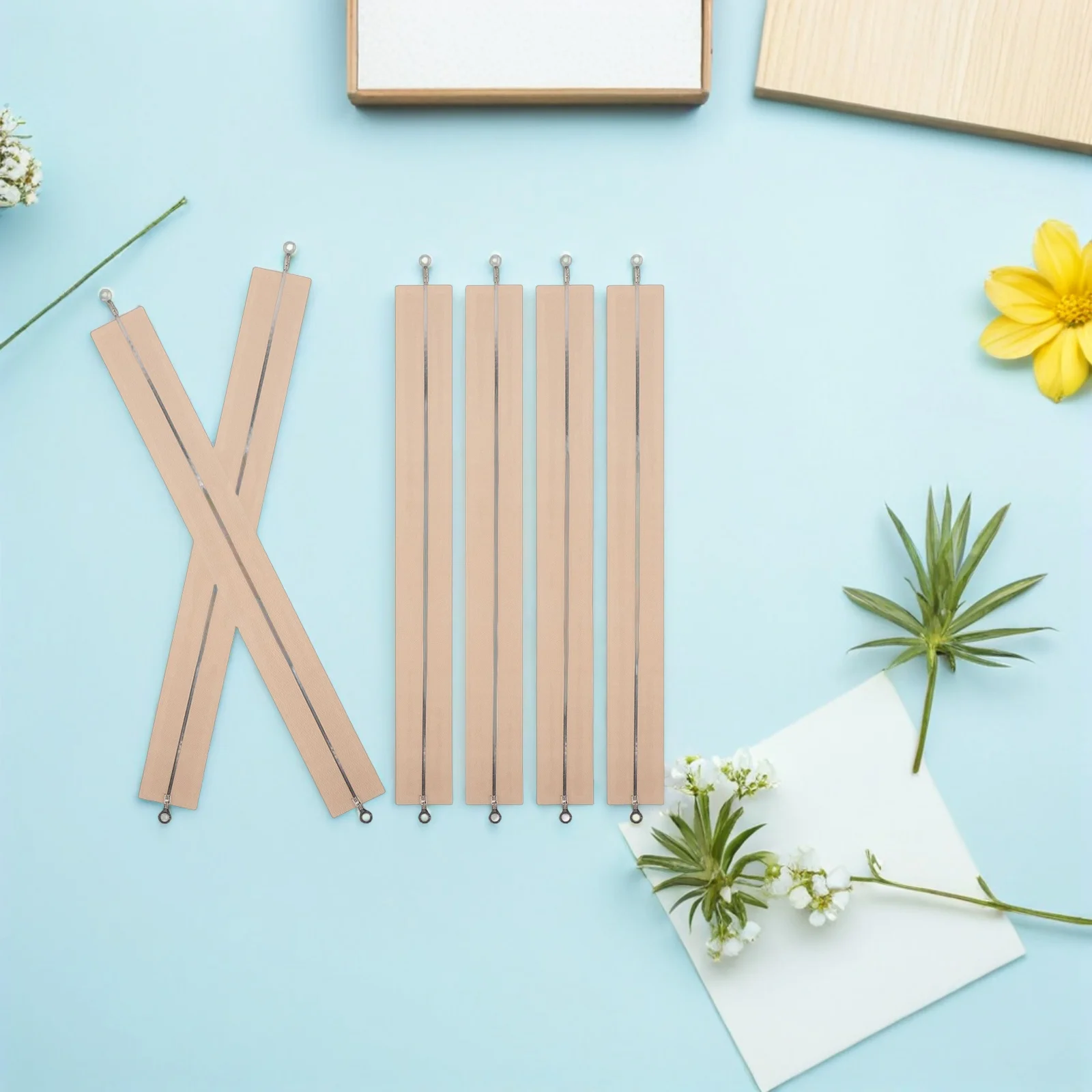 6Pcs Sealer Heat Strips Fast Stable Heating Elements Replacement Parts for Hand Pressure Sealing Machine Repair Kit