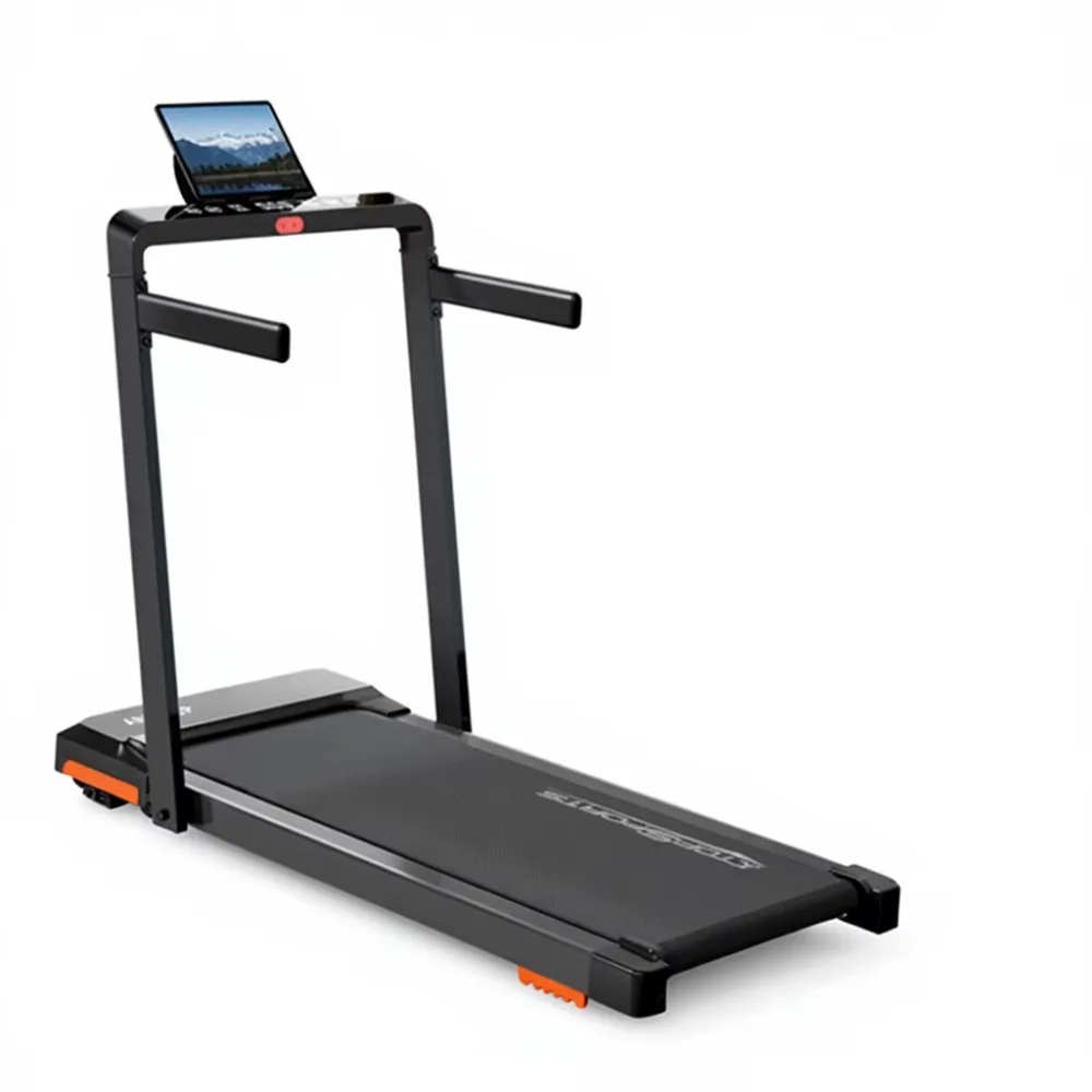 

New Treadmill Small Household Folding LCD Screen Steel Ultra-quiet Electric Walking Flat Indoor Fitness China Export Quality