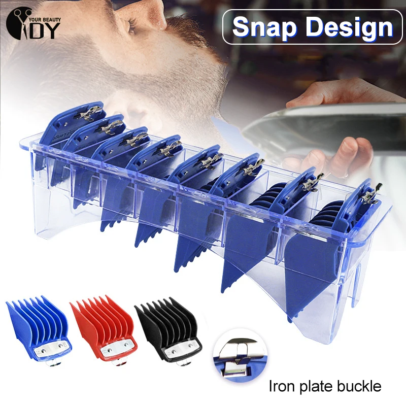 

8Pcs/set Professional Hair Clipper Limit Guide Comb For Clippers Hair Clipper Combs Hair Cutting Guide Comb Size Replacement