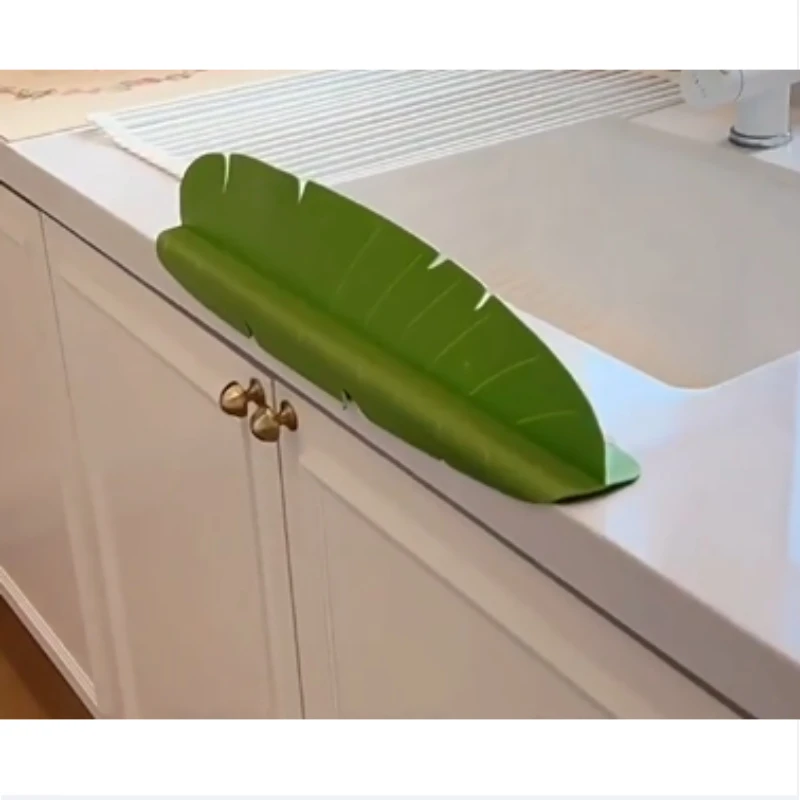 Suitable for Sink Baffle, Kitchen Sink, Suction Cup Washbasin, and Raised Countertop Waterproof Strip