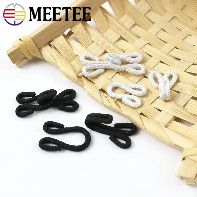 20/50Set Cotton Invisible Button Adjust Pants Skirt Coat Buckles Collar Hook Garment Underwear Bra Buckle DIY Sewing Accessories