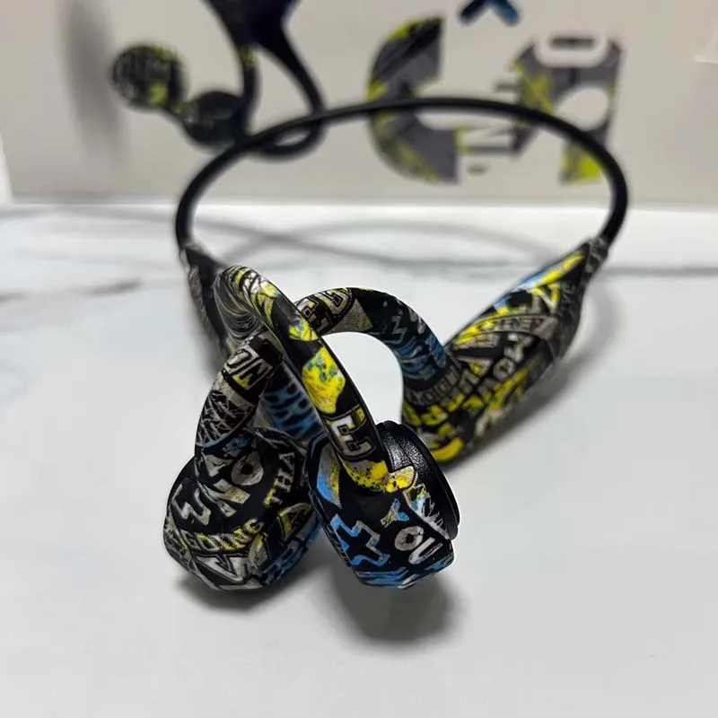 AKZ-G9 Sport Earphone Wireless Bluetooth V5.3 HiFi Headphone With LED Screen Power Display Casual Neck Hanging Headphone Gift view 2