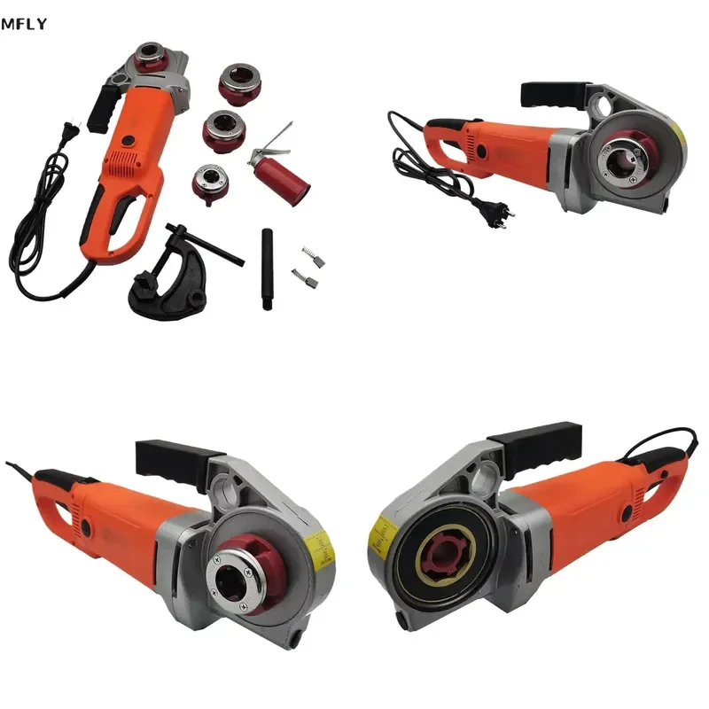 30 Type Portable Hand-Held Electric Pipe Threading Machine 220v/2000w Household Hinged Plate Galvanized Pipe Threading Tool