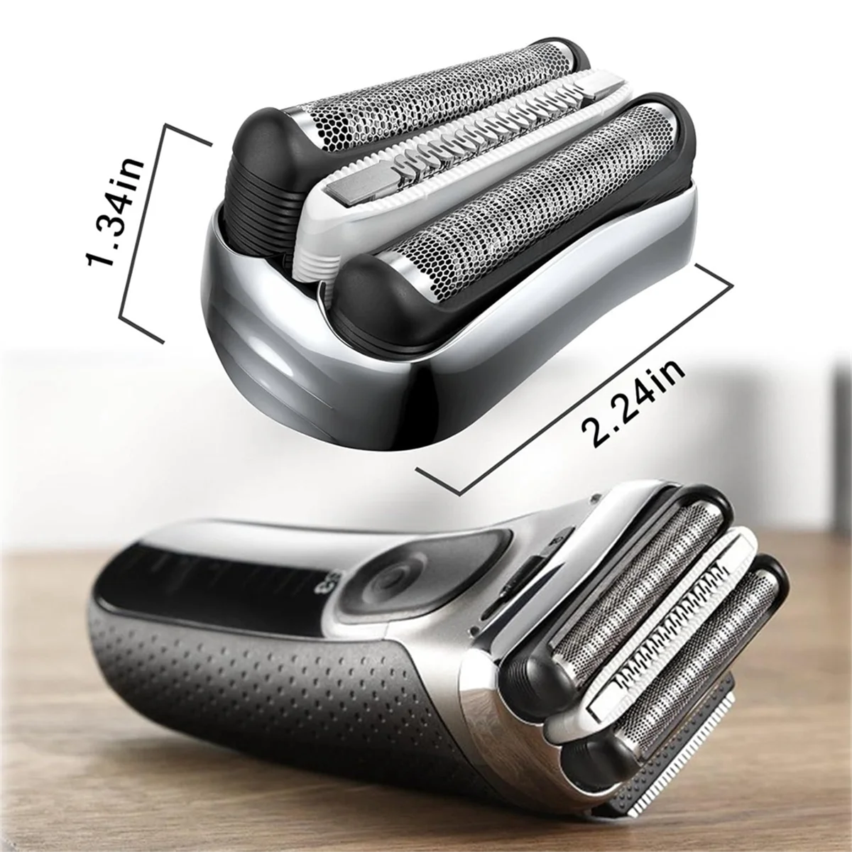 Сменные головки ABUBB 32S S3 для влажной и сухой бритвы Braun Series 3, электробритвы 3040s, 300s, 310s, 3080s, часть сетки и резаков