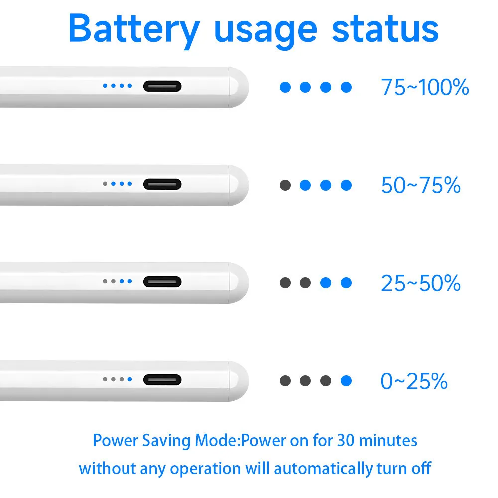 Stylus Magnético Recarregável para Escrita, Escrita Suave, Sensibilidade Inclinada, Xiaomi Pad Pro SE, 11 \