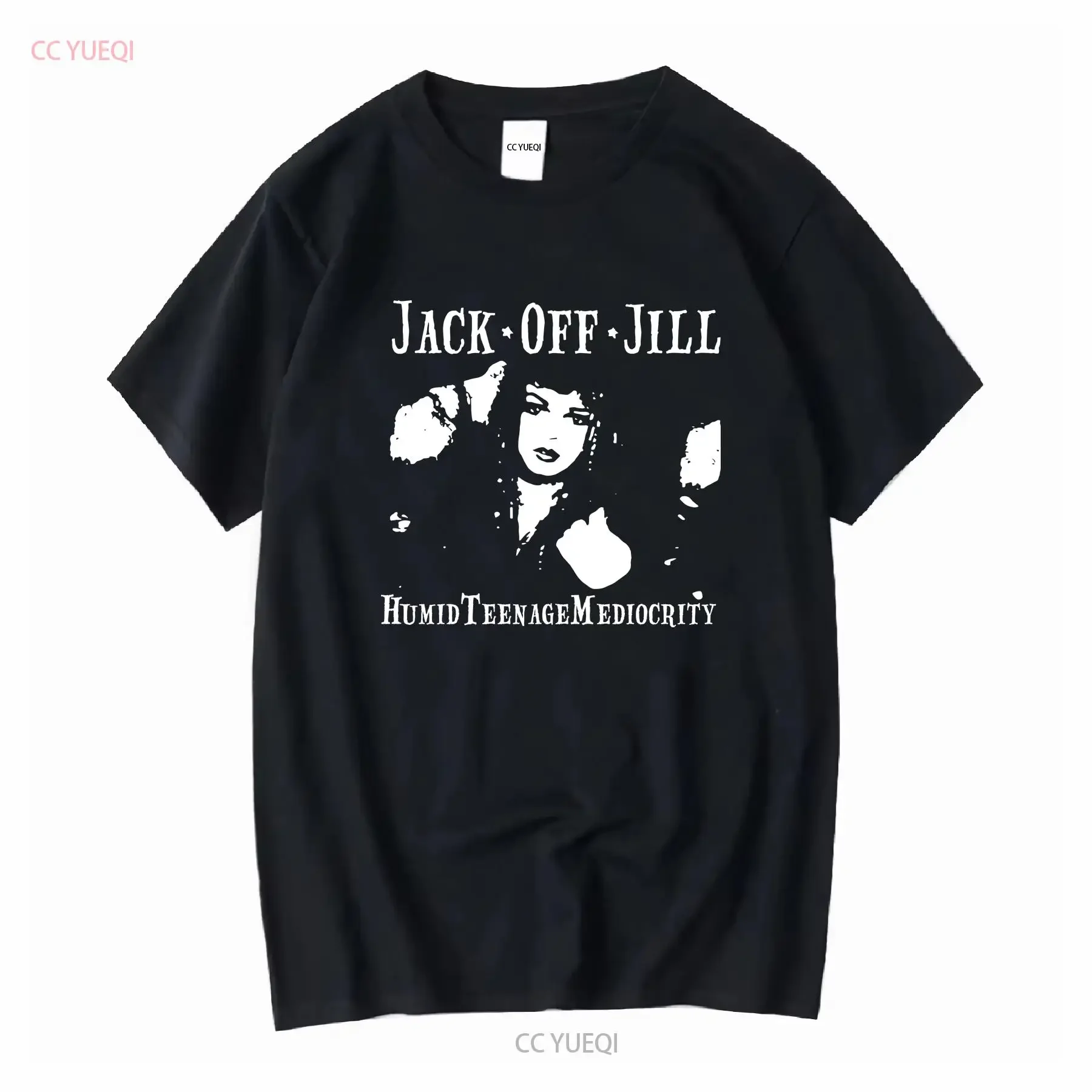 T-shirt Jack Off Jill Humid T Shirtnage Mediocrity, taille S à 5XL, GG1092, manches longues ou courtes, vintage, effet délavé, vêtements de créateur, doux