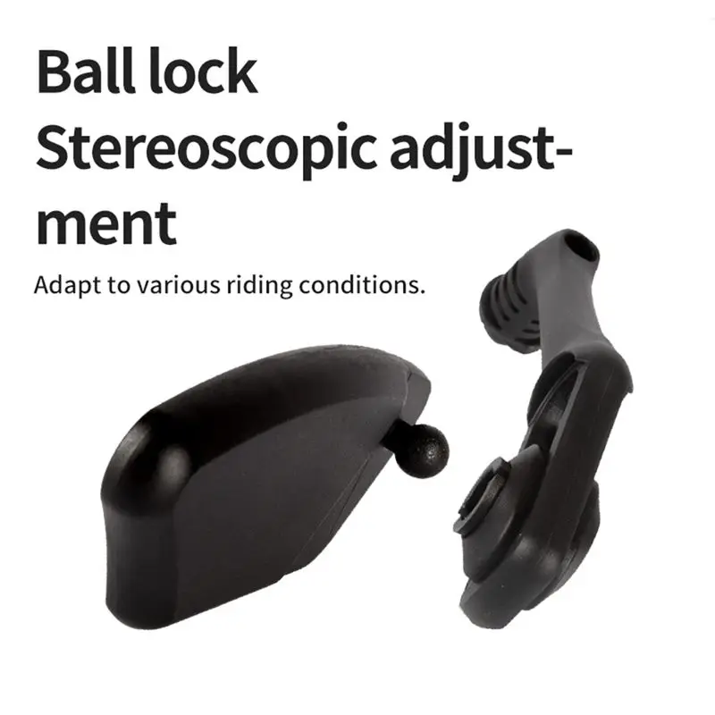ABLB-Handlebar Bike Mirror, HD Blast-Resistant, Adjustable Rotatable Bike Mirror, Rearview Mirror, Bicycle Mirror