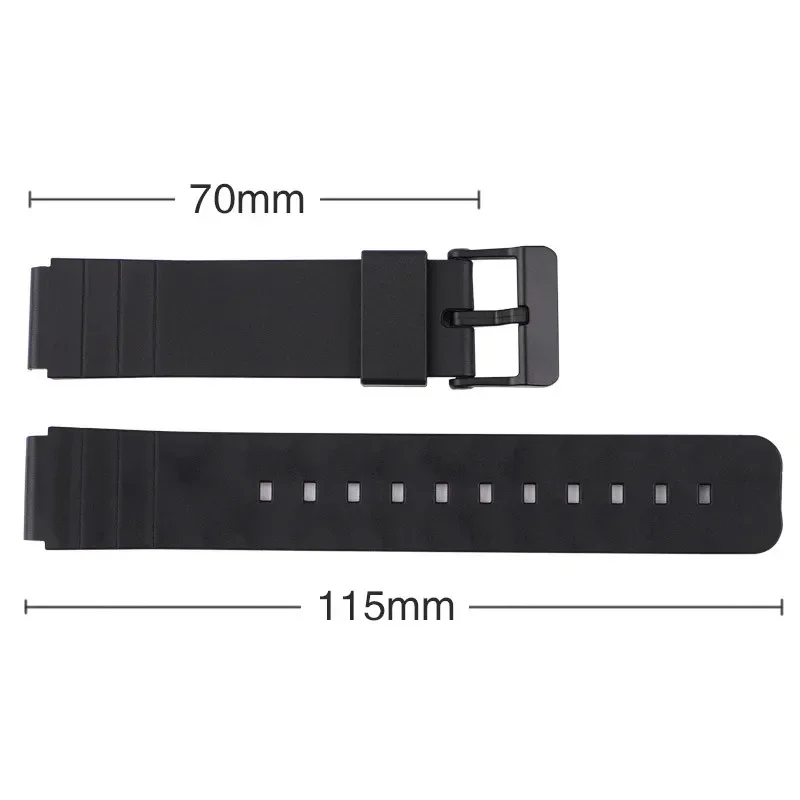 CxdStrap ل كاسيو MW-59 MQ-24 MQ-27 MQ-76 MQ-71 MQ-107 MW-59 حزام (استيك) ساعة استبدال الملونة الراتنج المطاط حزام الساعات سوار 16 مللي متر