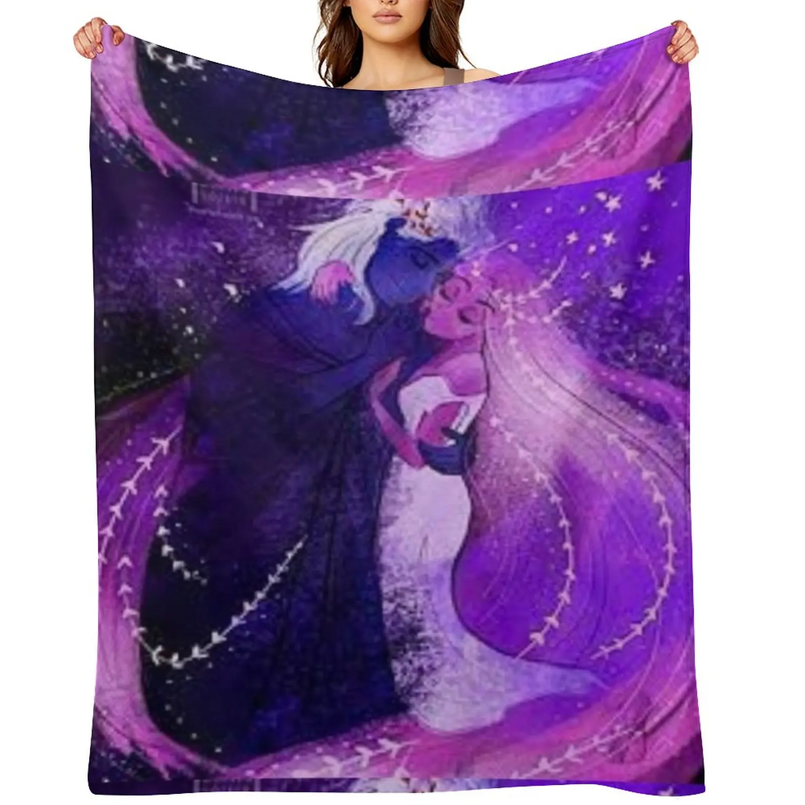 

Lore Olympus HadesxPersephone Main Characters Memorable Moments Webtoon Art #2 Throw Blanket blankets ands Blankets